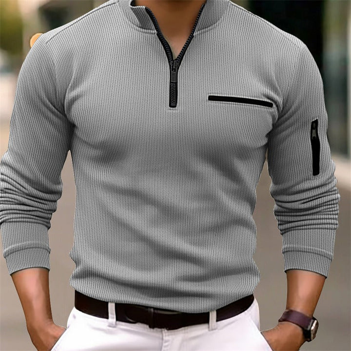 Gonzalo™ | Sudadera de media cremallera casual