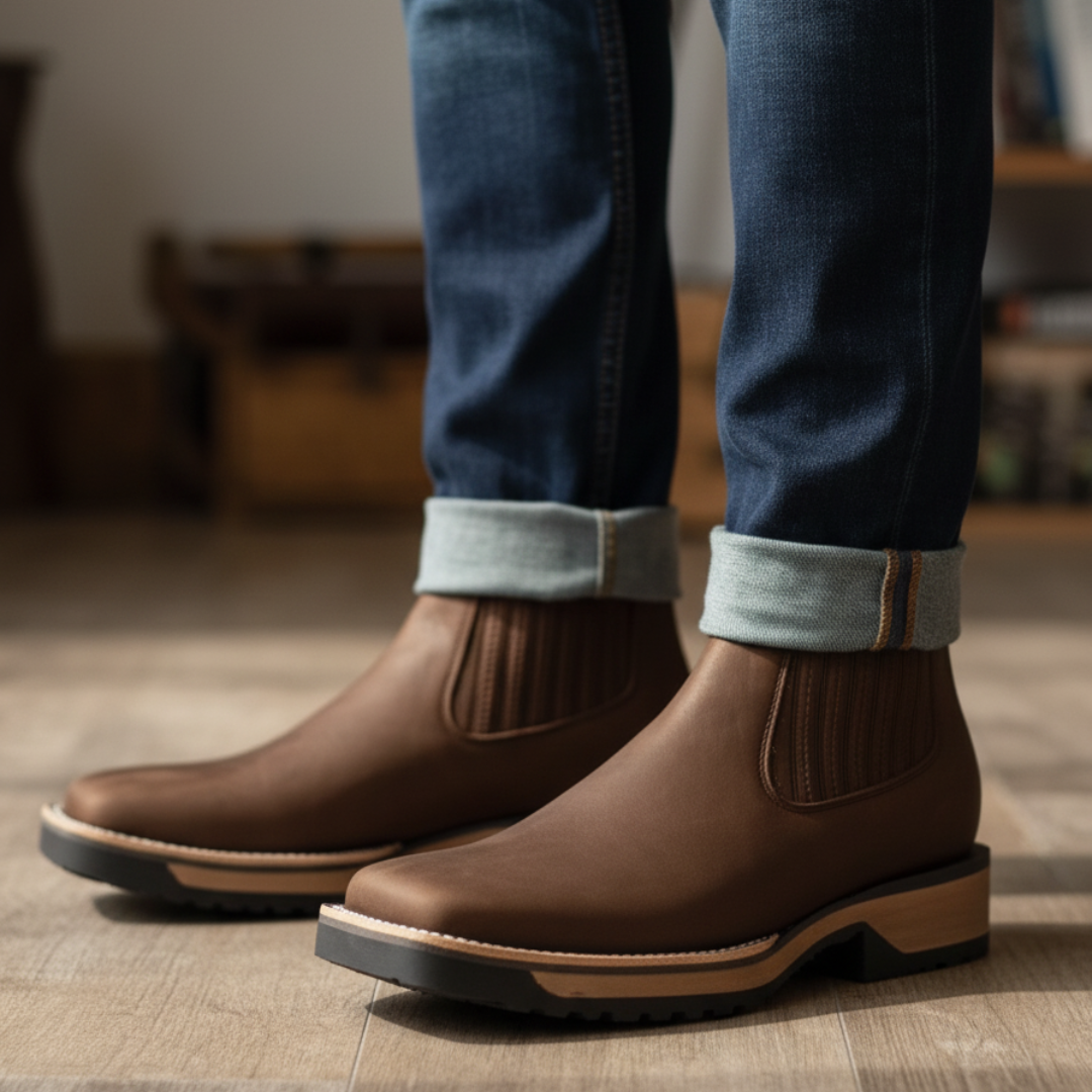 Dallas™ | Botas vaqueras de cuero para hombre