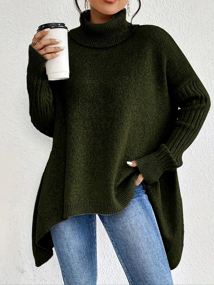 Maxi™ | Jersey de cuello alto oversize