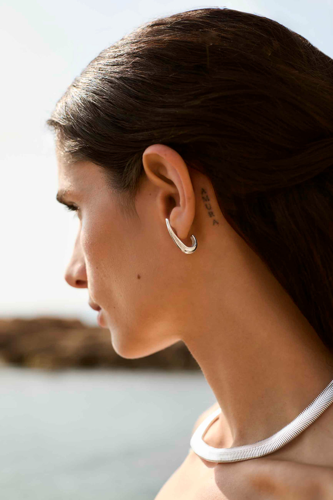 VELARA™ | Pendientes cubre-lóbulo en Plata 925