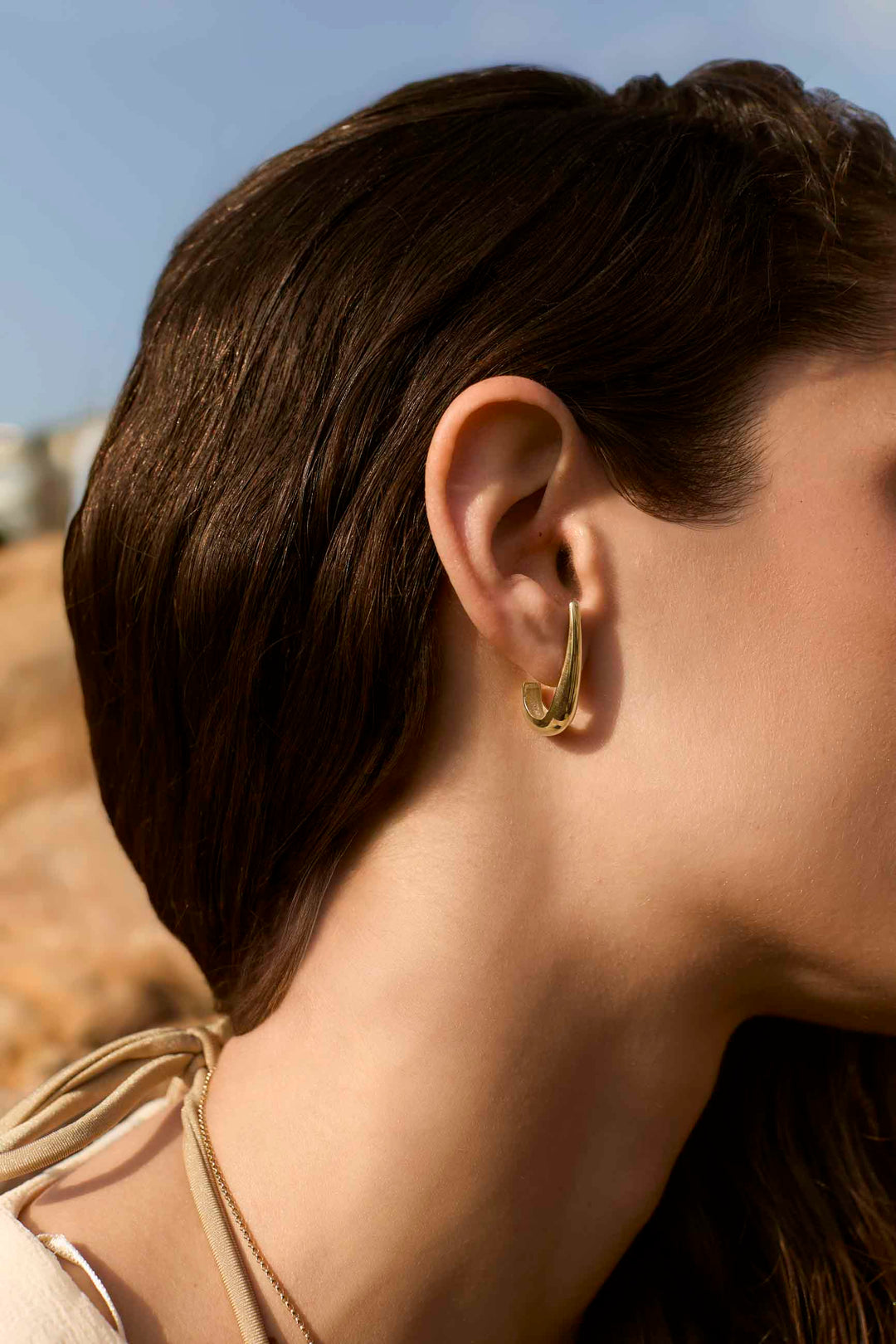 AURELI GOLD™ | Pendientes cubre-lóbulo bañados en oro 22K