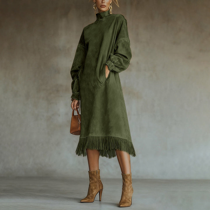 Bohème™ | Vestido largo de ante elegante