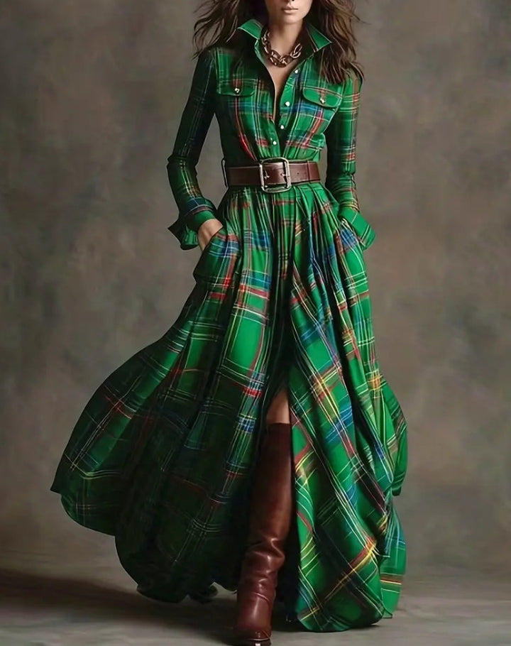 Harper™ | Vestido heritage con cinturón