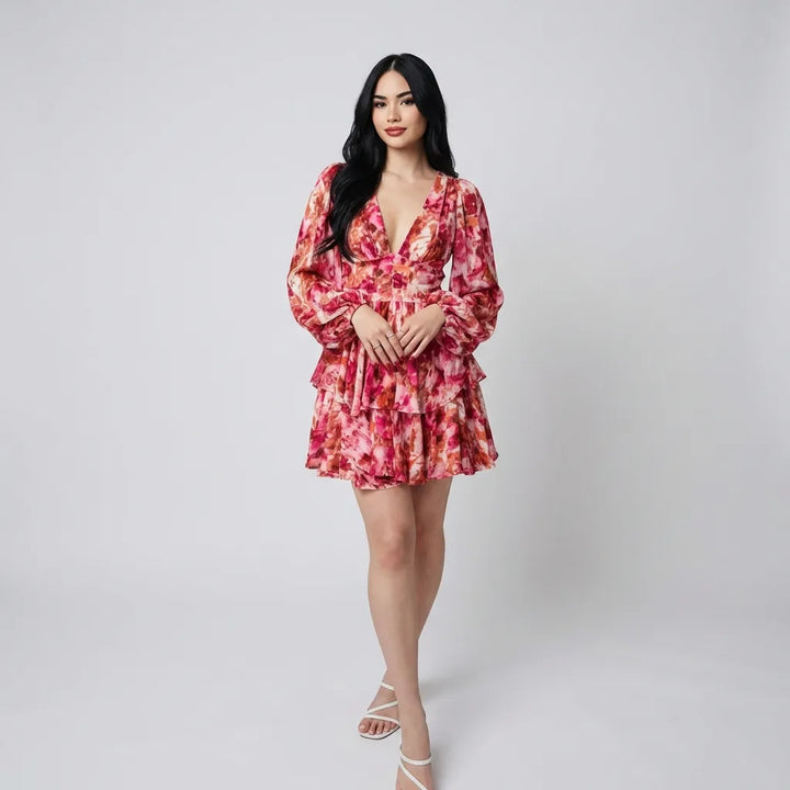 Fleur™ | Vestido mini rosé Amour