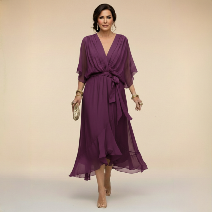 Monica™ |  Vestido de Chiffon