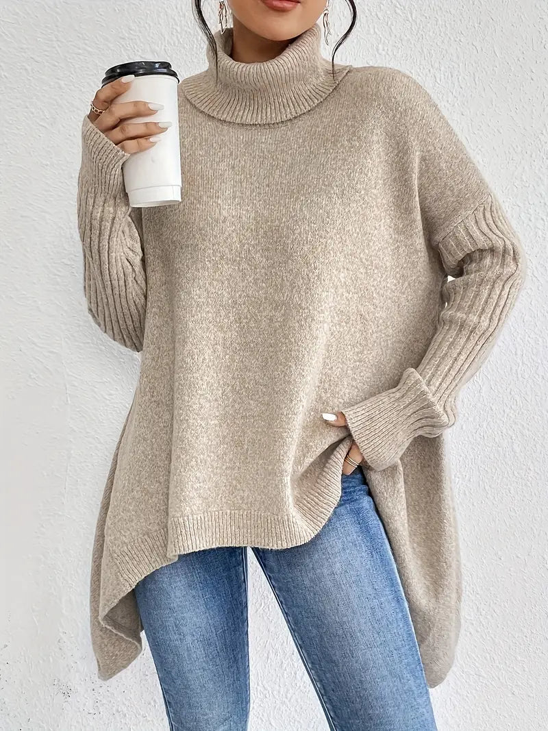 Maxi™ | Jersey de cuello alto oversize