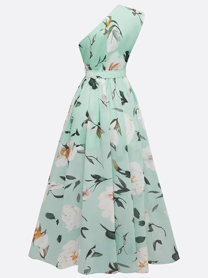 Blossom™ | Vestido maxi mint floral