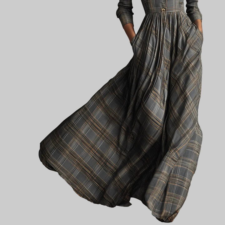 Amélie Plaid™ | Vestido elegante de cuadros