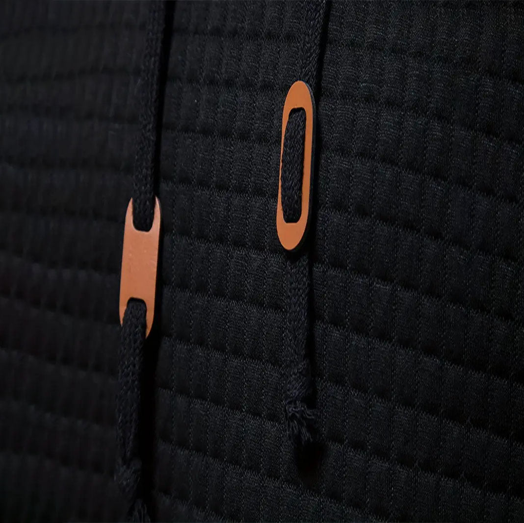 Waffle™ | Sudadera acolchada con capucha de manga larga para exterior