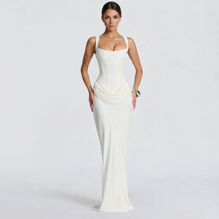 Ivory™ | Vestido largo Sculpt elegante