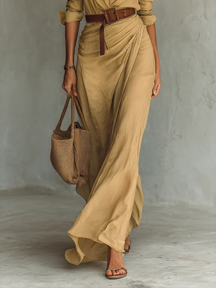 Jessy™ | Vestido camisero Sand Élise Belt