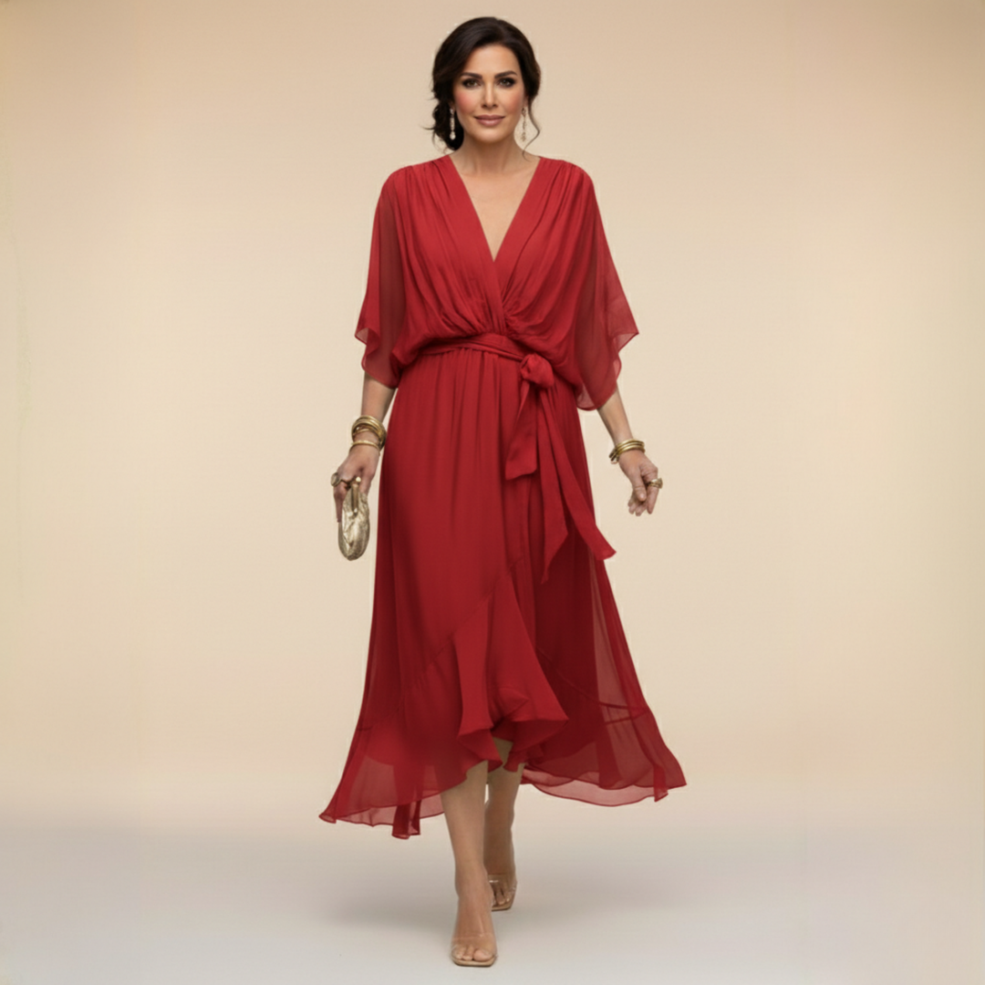 Monica™ |  Vestido de Chiffon