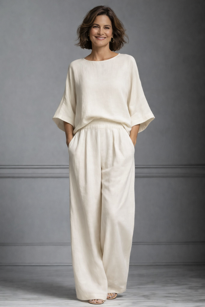 Samara™ | Conjunto Lino 2 Piezas Elegante