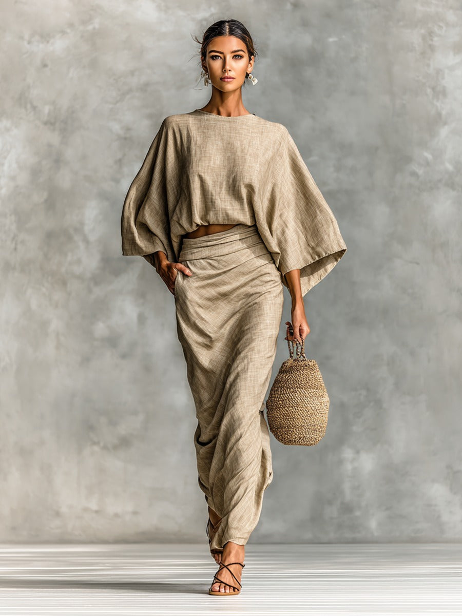Sara™ | Conjunto de Top y Falda