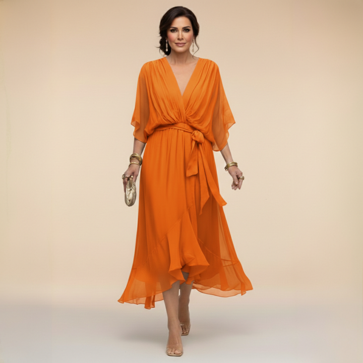 Monica™ |  Vestido de Chiffon