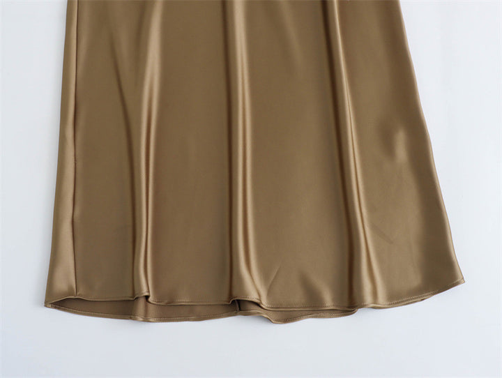 Aura™ | Vestido midi de satén elegante