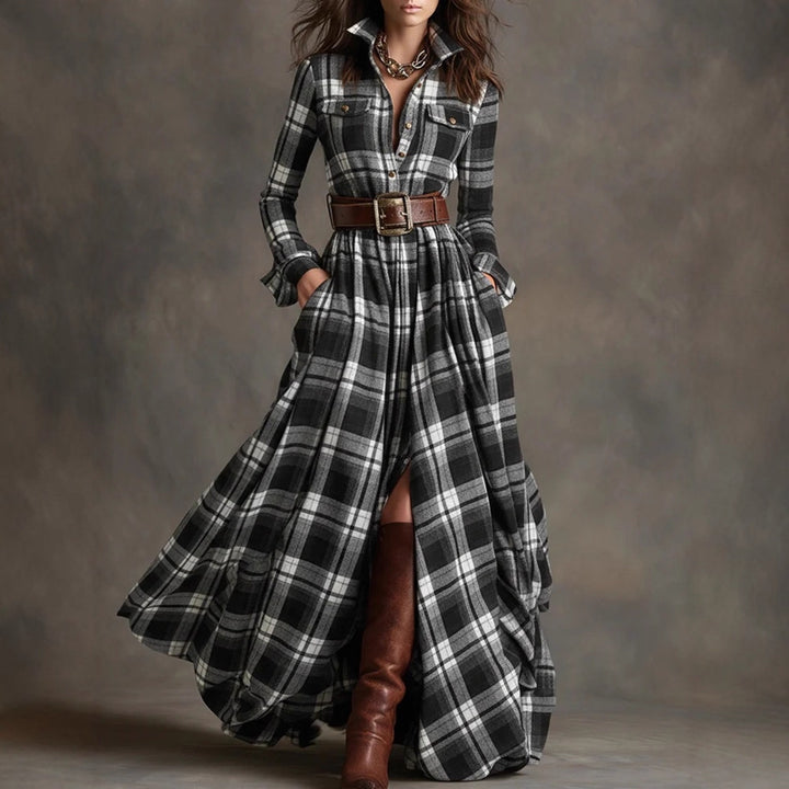 Harper™ | Vestido heritage con cinturón