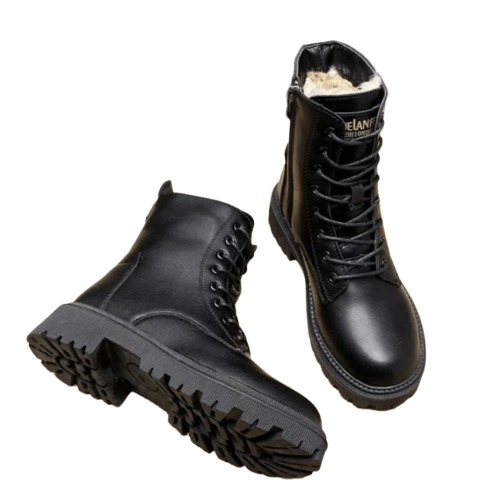 Julia™ | Botas elegantes de piel negra