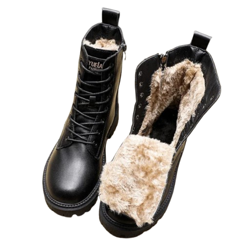 Julia™ | Botas elegantes de piel negra