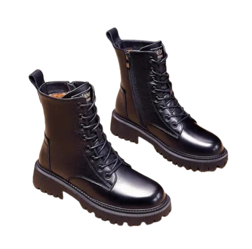 Julia™ | Botas elegantes de piel negra