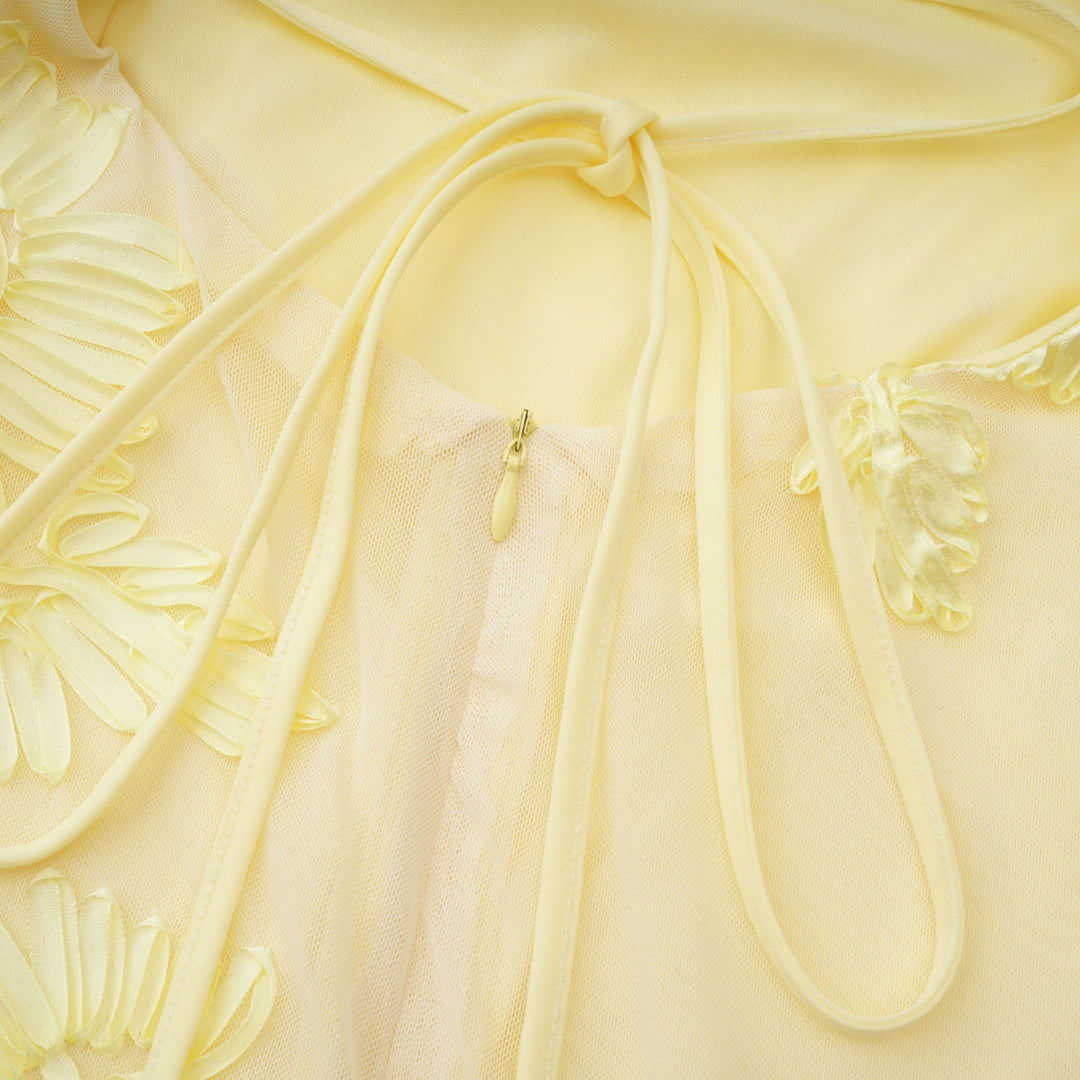 Ximena™ | Vestido corset premium con apliques florales