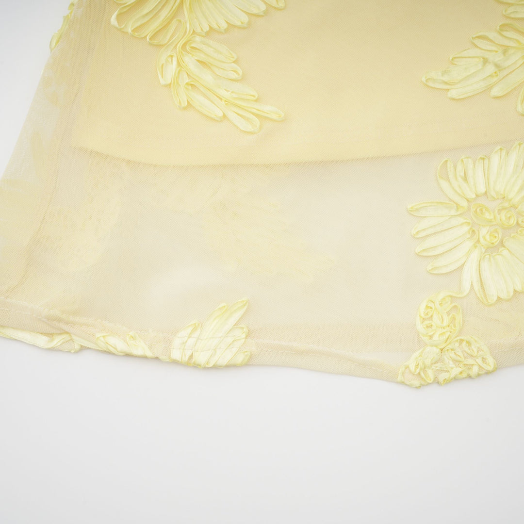 Ximena™ | Vestido corset premium con apliques florales