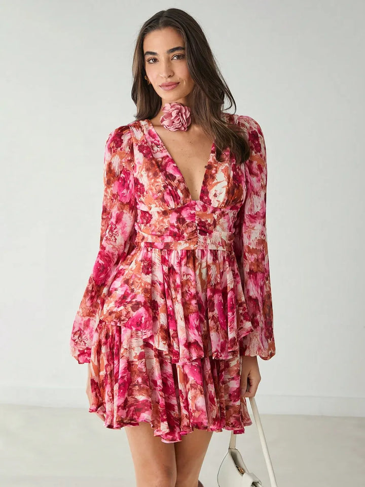 Fleur™ | Vestido mini rosé Amour