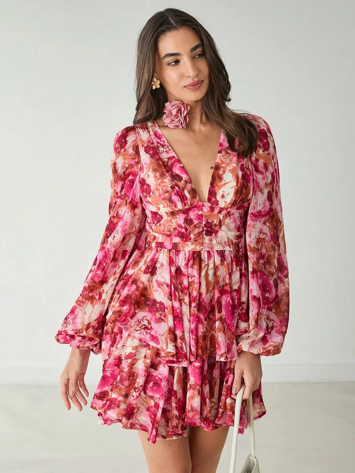 Fleur™ | Vestido mini rosé Amour
