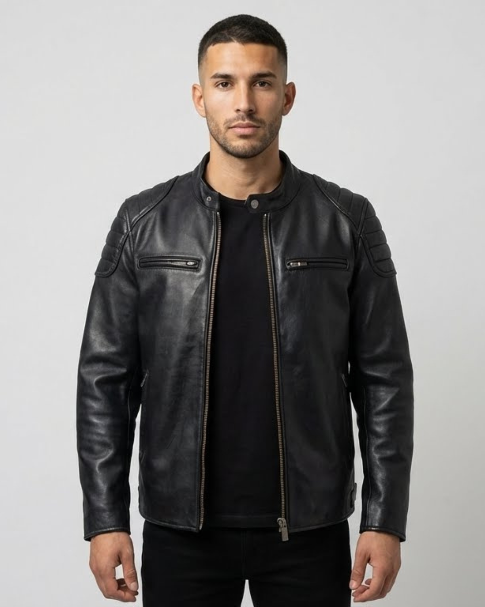 Ramón™ | Chaqueta de cuero vintage