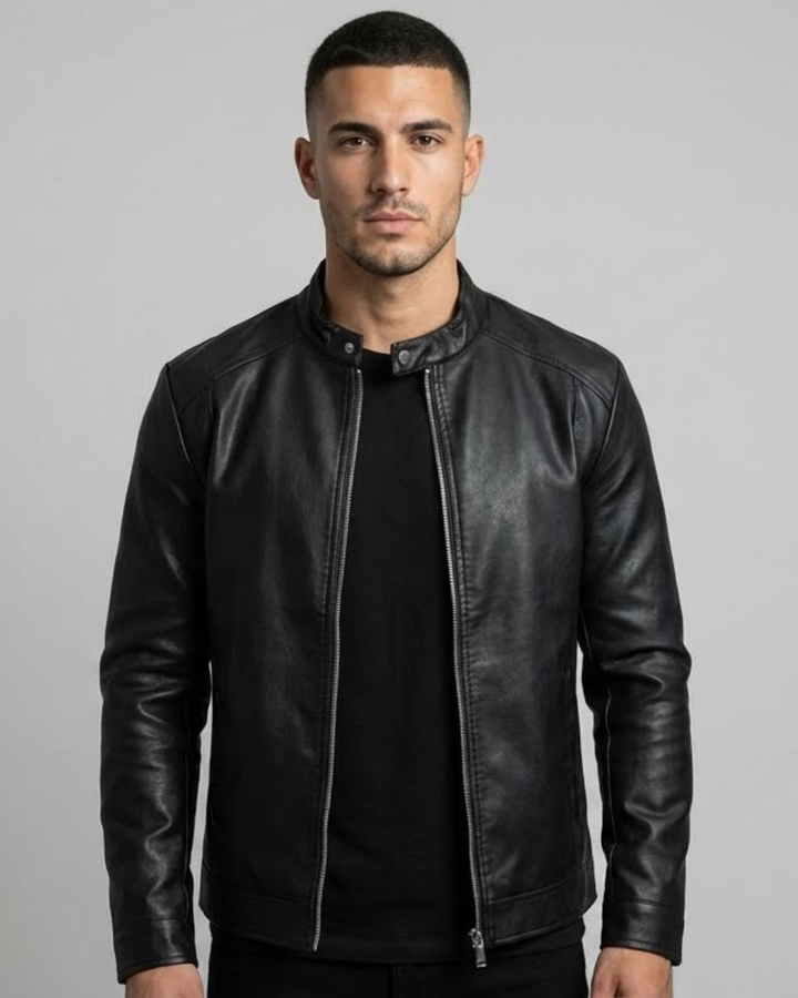 Ale™ | Chaqueta de cuero clásica