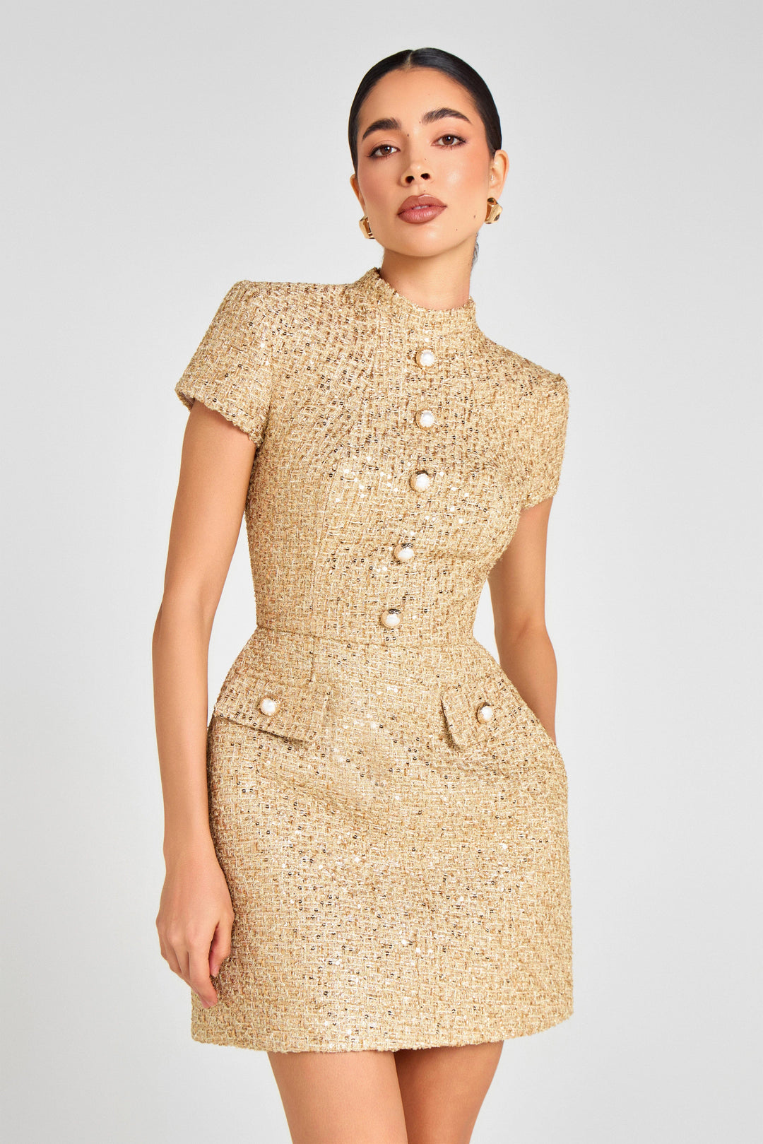 Luciana™ | Vestido corto con corte tulipán