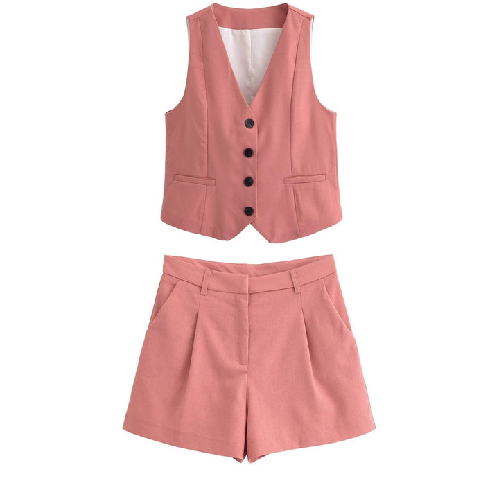 Élise™ | Conjunto sastre Peach elegante