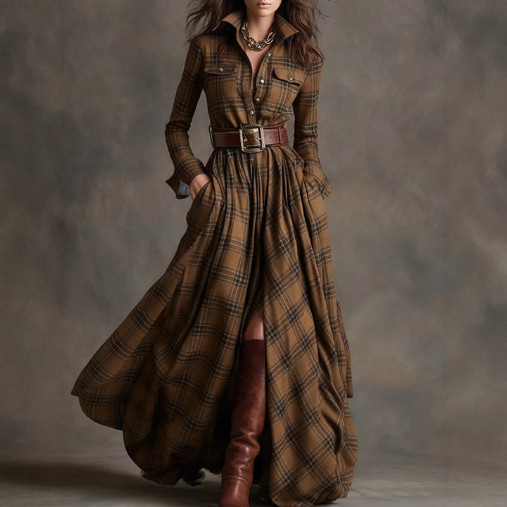 Harper™ | Vestido heritage con cinturón