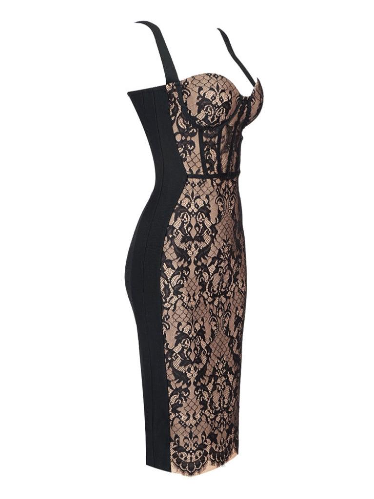 Vionne™ | Vestido midi premium de encaje