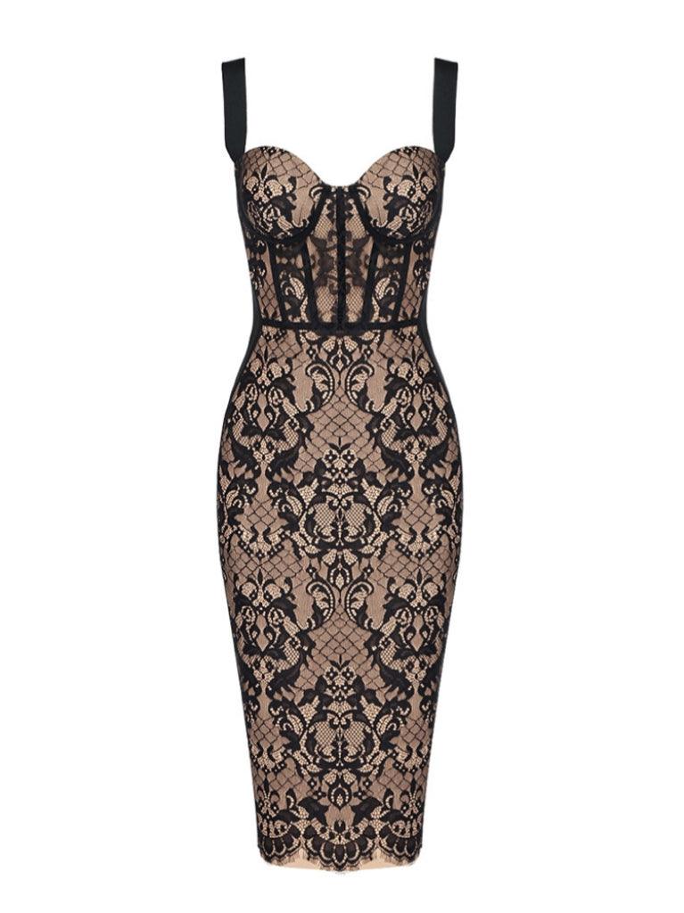 Vionne™ | Vestido midi premium de encaje