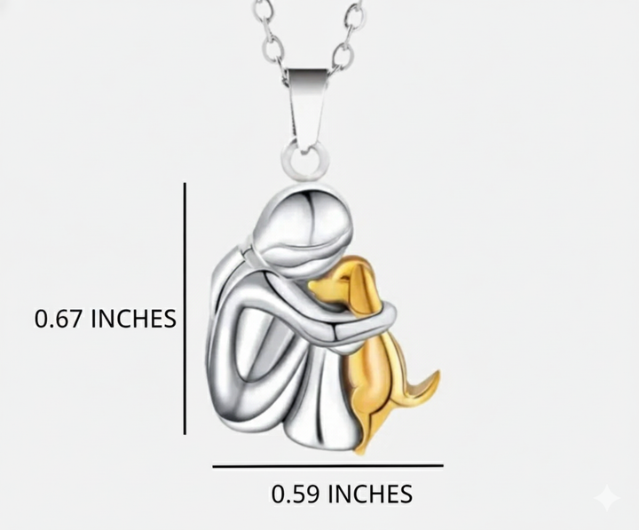 Olivia™ | Collar con colgante en forma de perro