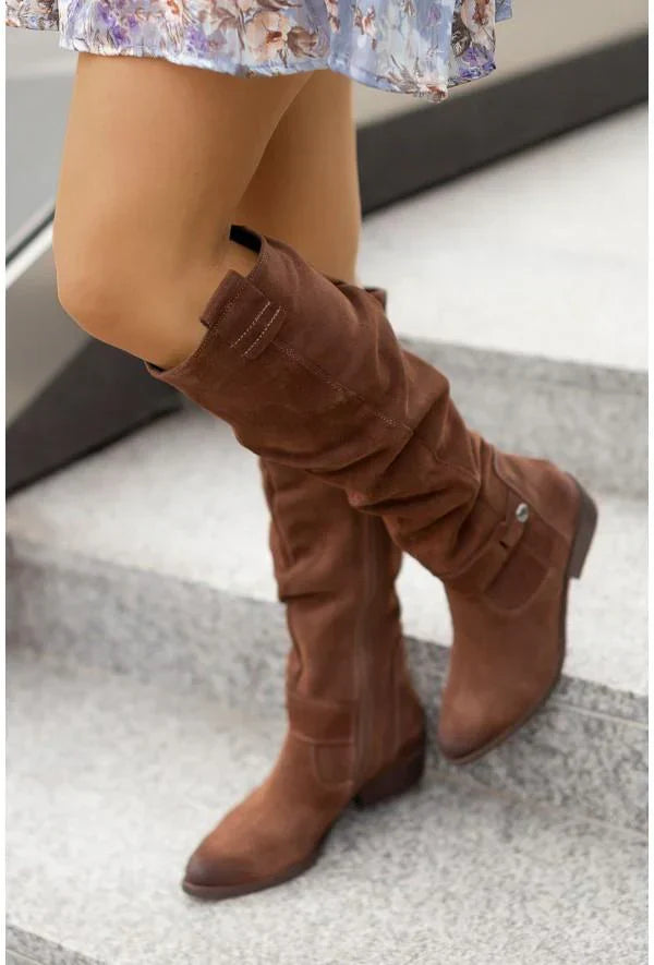 Lina™ | Botas de efecto ante cómodas y cálidas