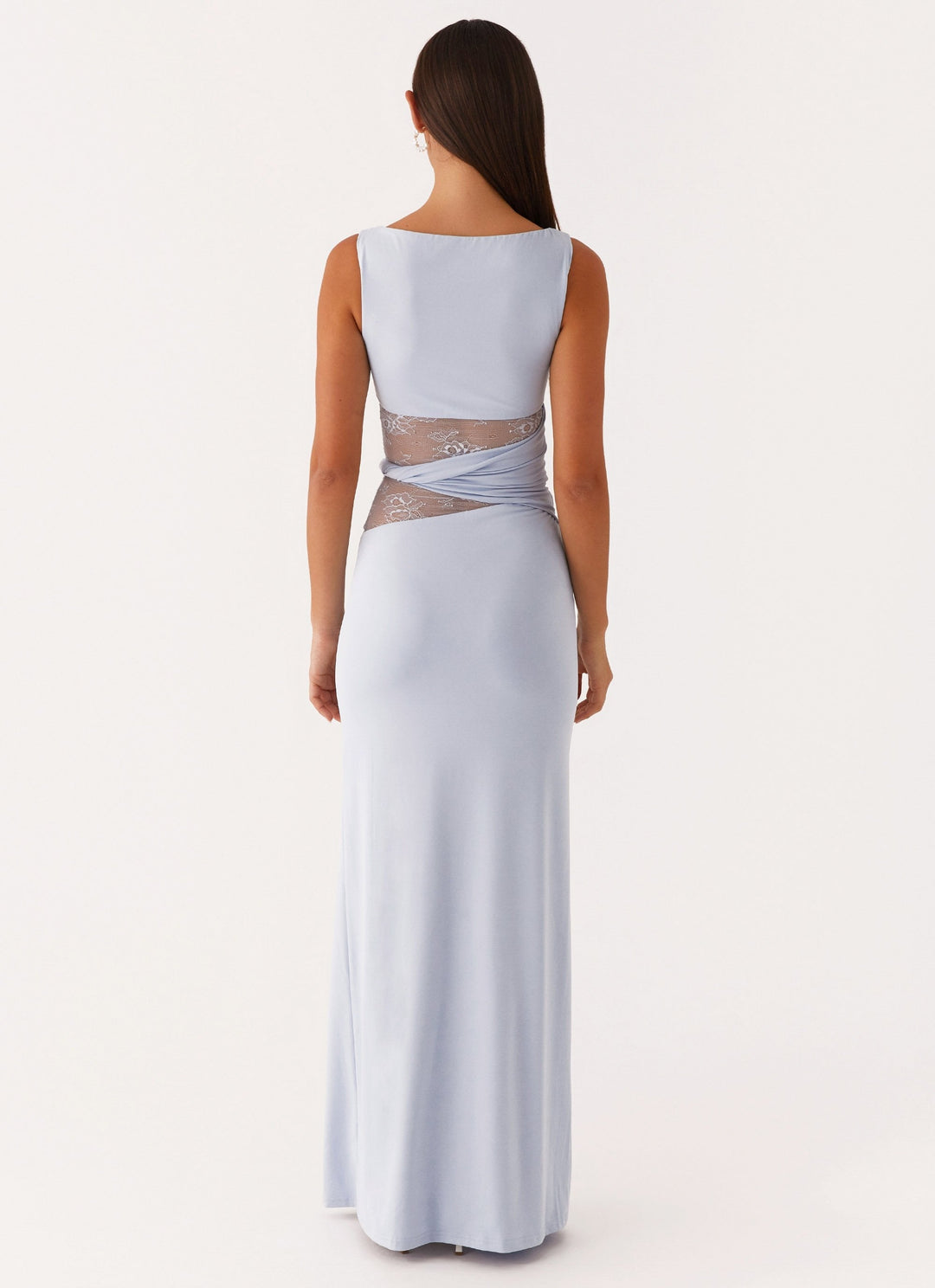 Aitana™ | Vestido maxi entallado con encaje