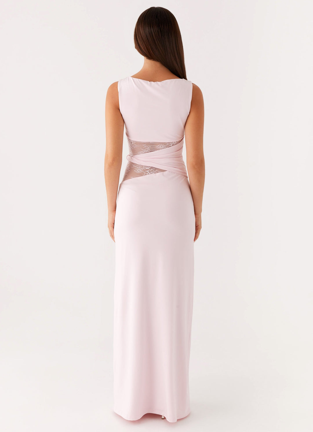 Aitana™ | Vestido maxi entallado con encaje