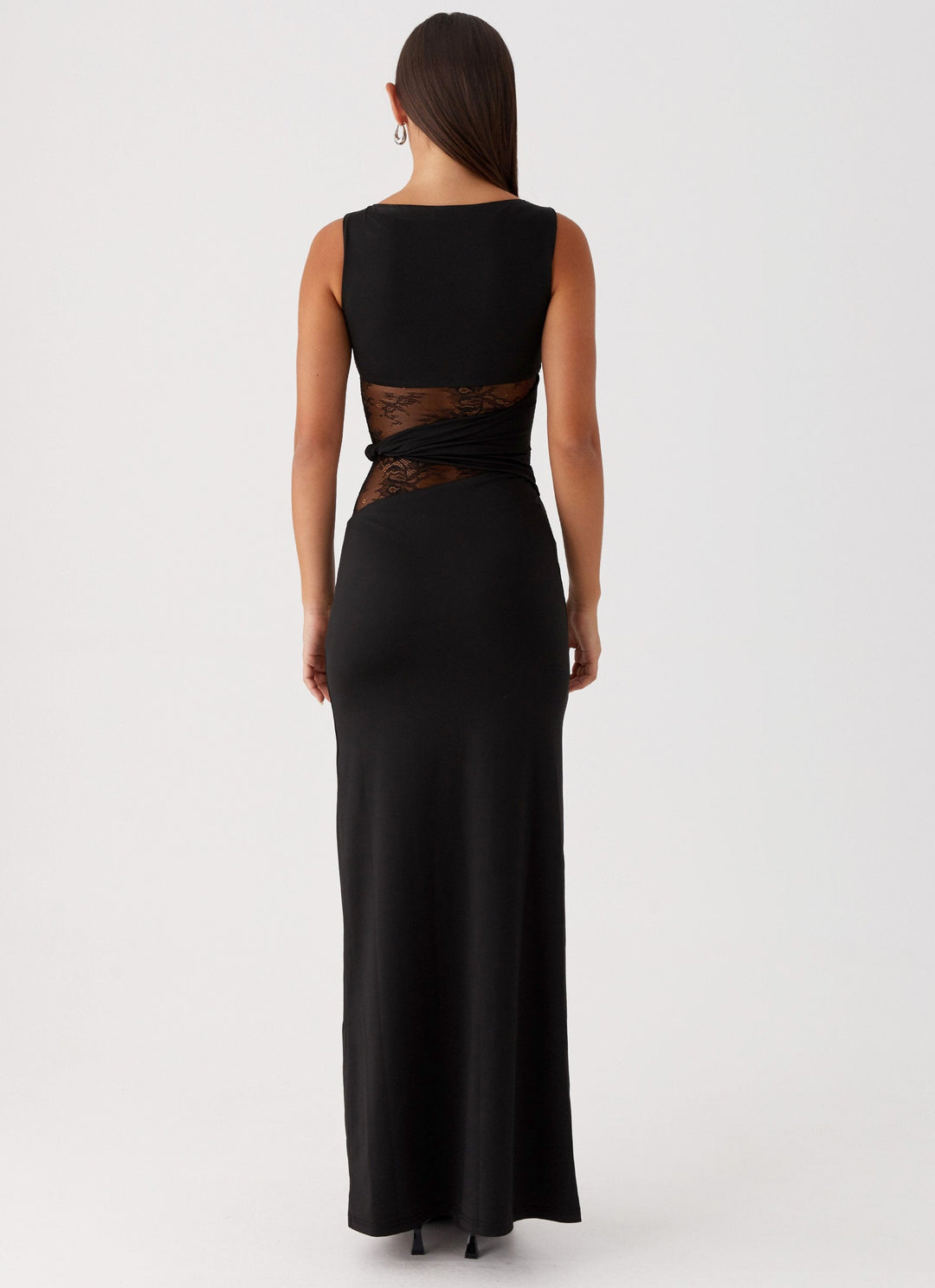 Aitana™ | Vestido maxi entallado con encaje