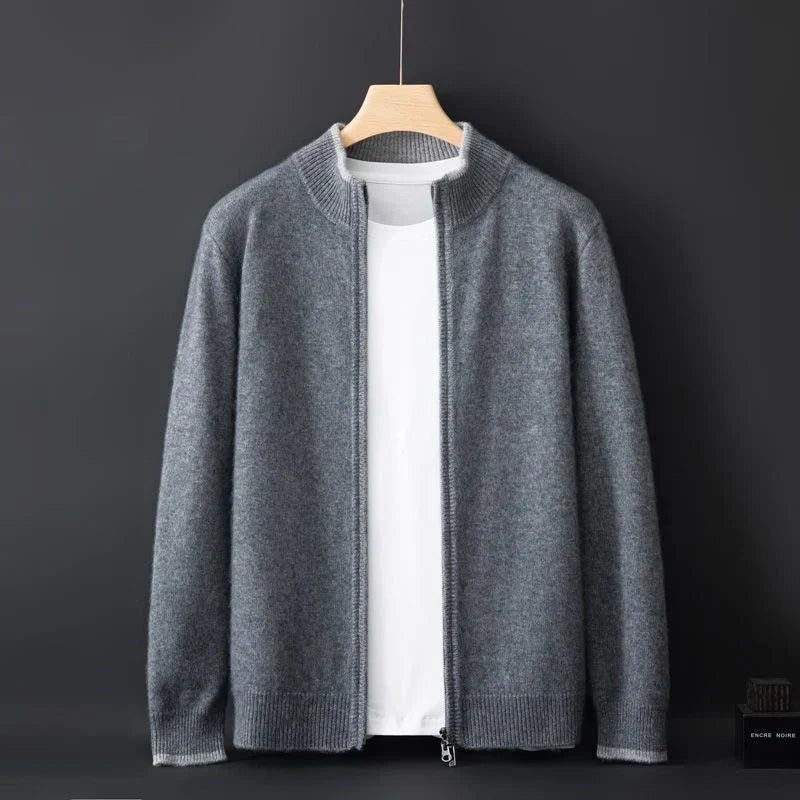 Ricardo™ | Chaqueta de cachemira con cremallera