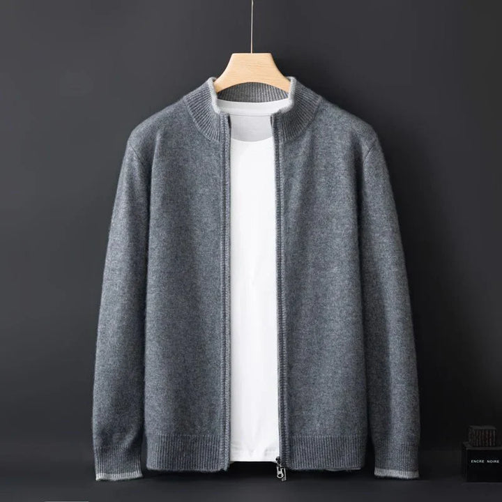 Ricardo™ | Chaqueta de cachemira con cremallera