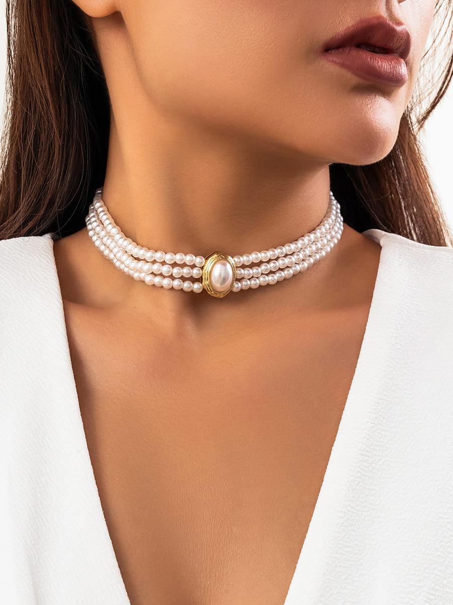 Lumière™ | Choker de perlas elegante