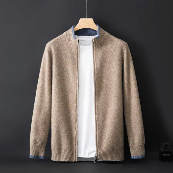 Ricardo™ | Chaqueta de cachemira con cremallera