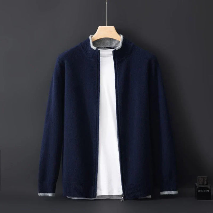 Ricardo™ | Chaqueta de cachemira con cremallera