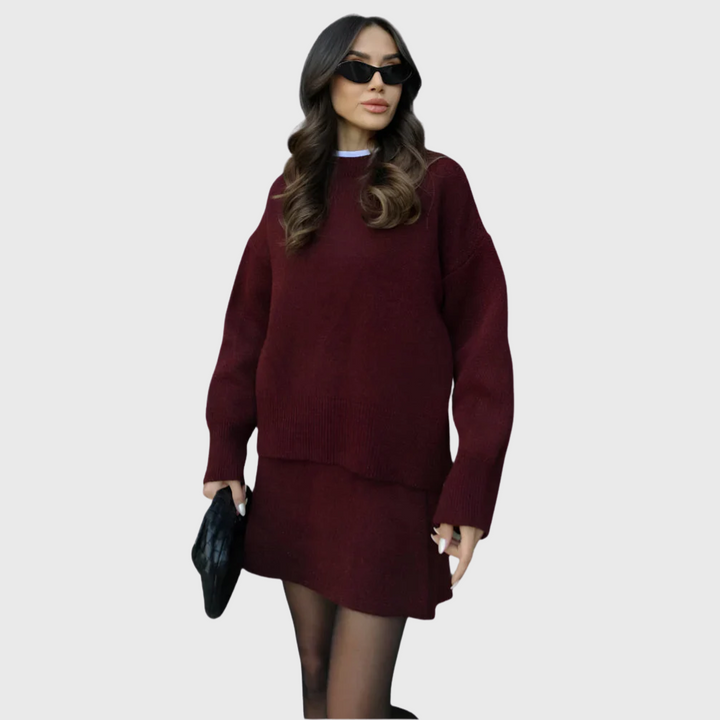 Conjunto de punto acogedor