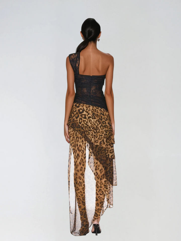Astraea™ | Vestido premium con estampado leopardo