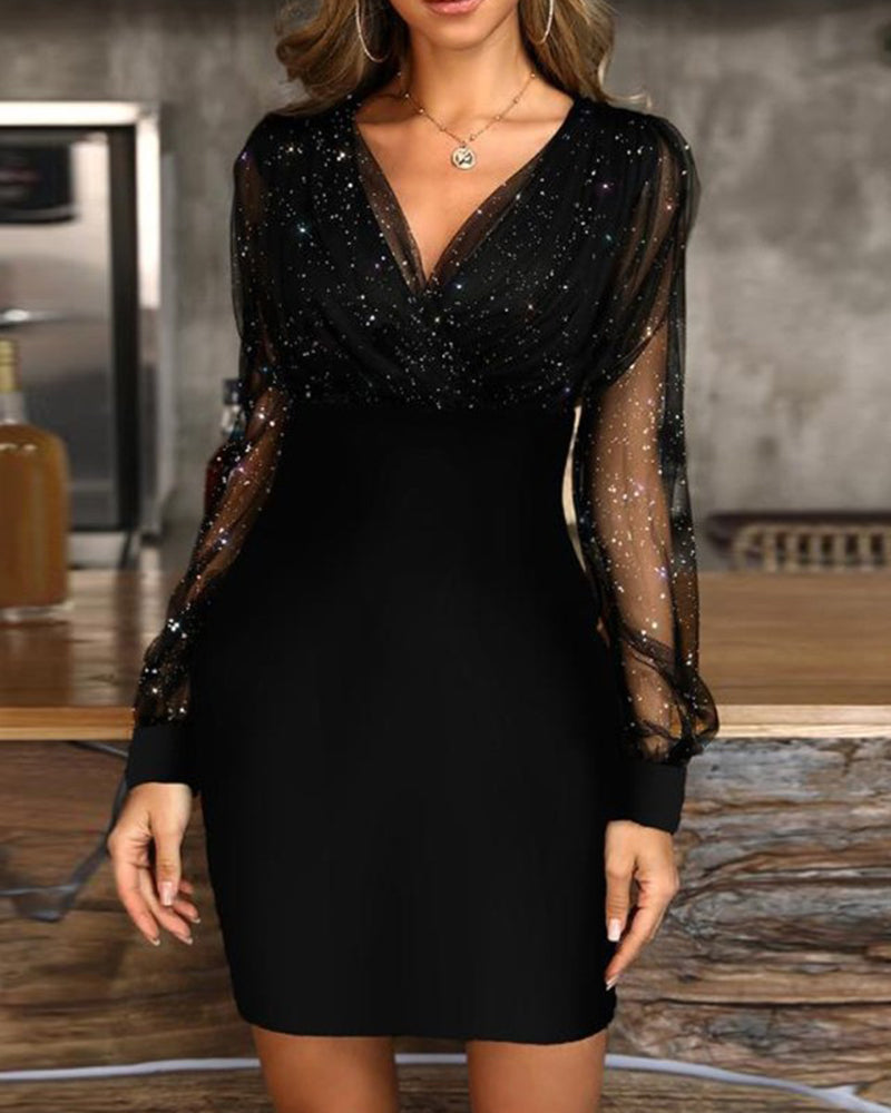 Estelle™ | Vestido elegante con mangas transparentes