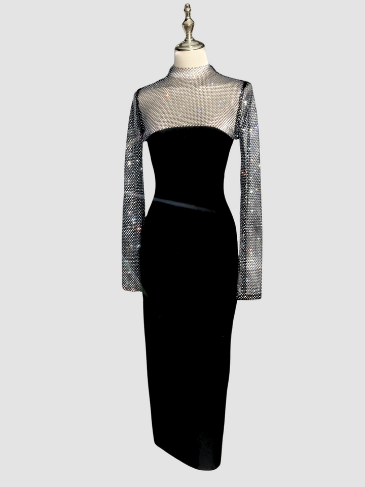 Averine™ | Vestido bandage con cristales