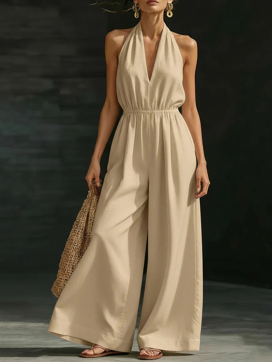 Ariadna™ | Jumpsuit Halter Elegante Fluido